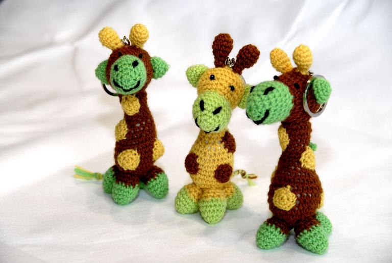 Schlüsselanhänger Giraffe (5 Euro)